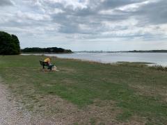 Lunch stop - finally a bit of peace and quiet!